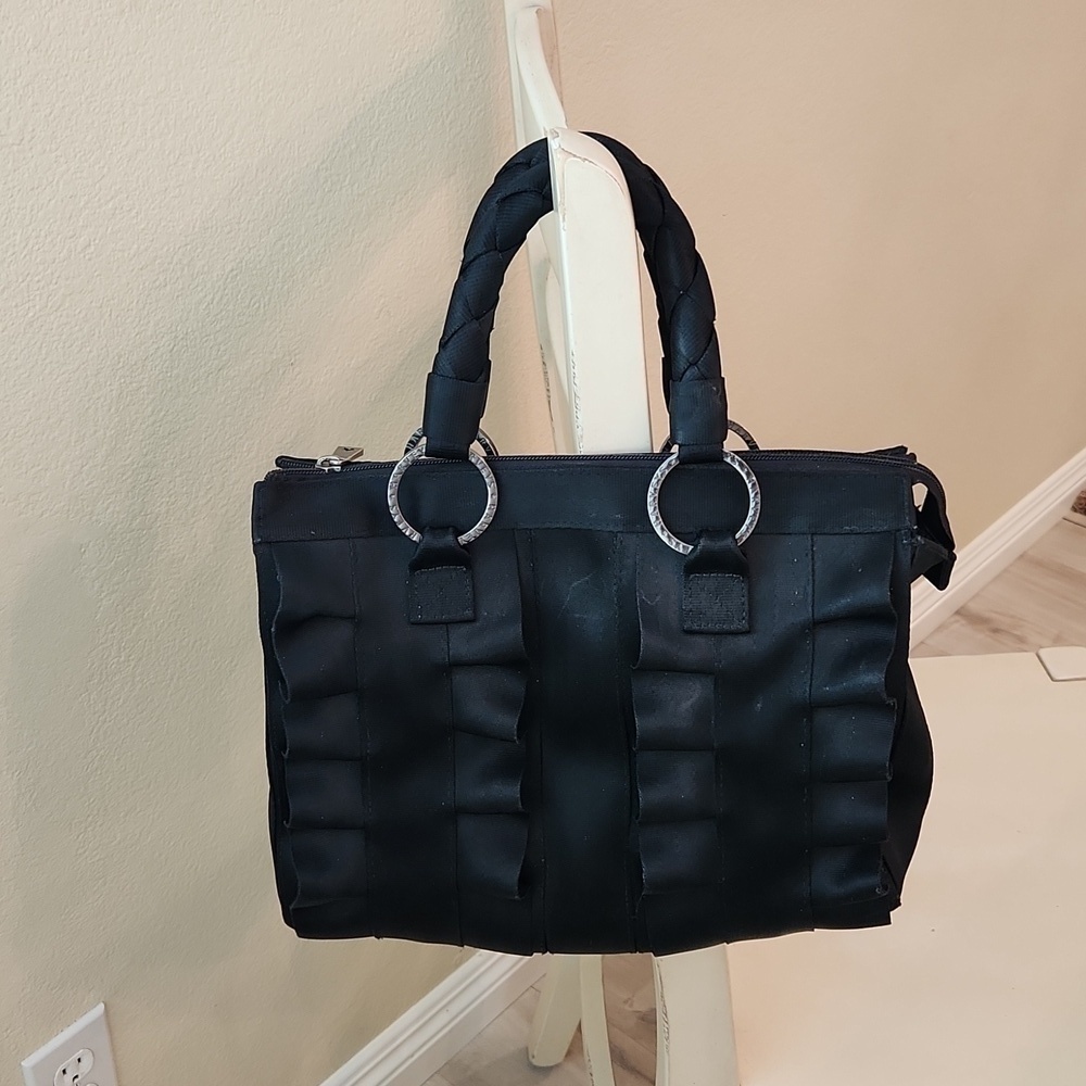 Harveys Seatbelt Lola satchel black bag purse